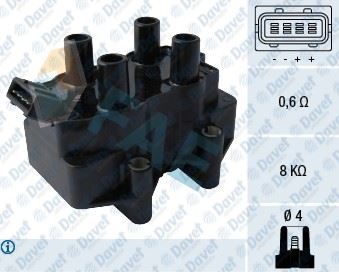 FAE 80272 Atesleme Bobini P405 Ym P106 P306 P205 Zx Ax Tu3mc (1.4 8v) P106 P306 Tu1m / Tu5jp (1.1 8v) / (1.6 8v) P106 Ax Tu9 (1.0 8v)  ####